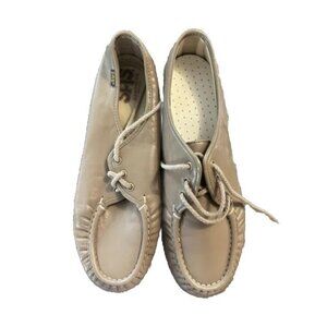 SAS Walking Shoes Comfort Women's Sz 10 Slinder Tan Leather Made in USA